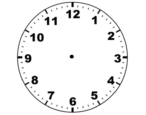 Can you draw the hands on the clock face to show the correct time ...